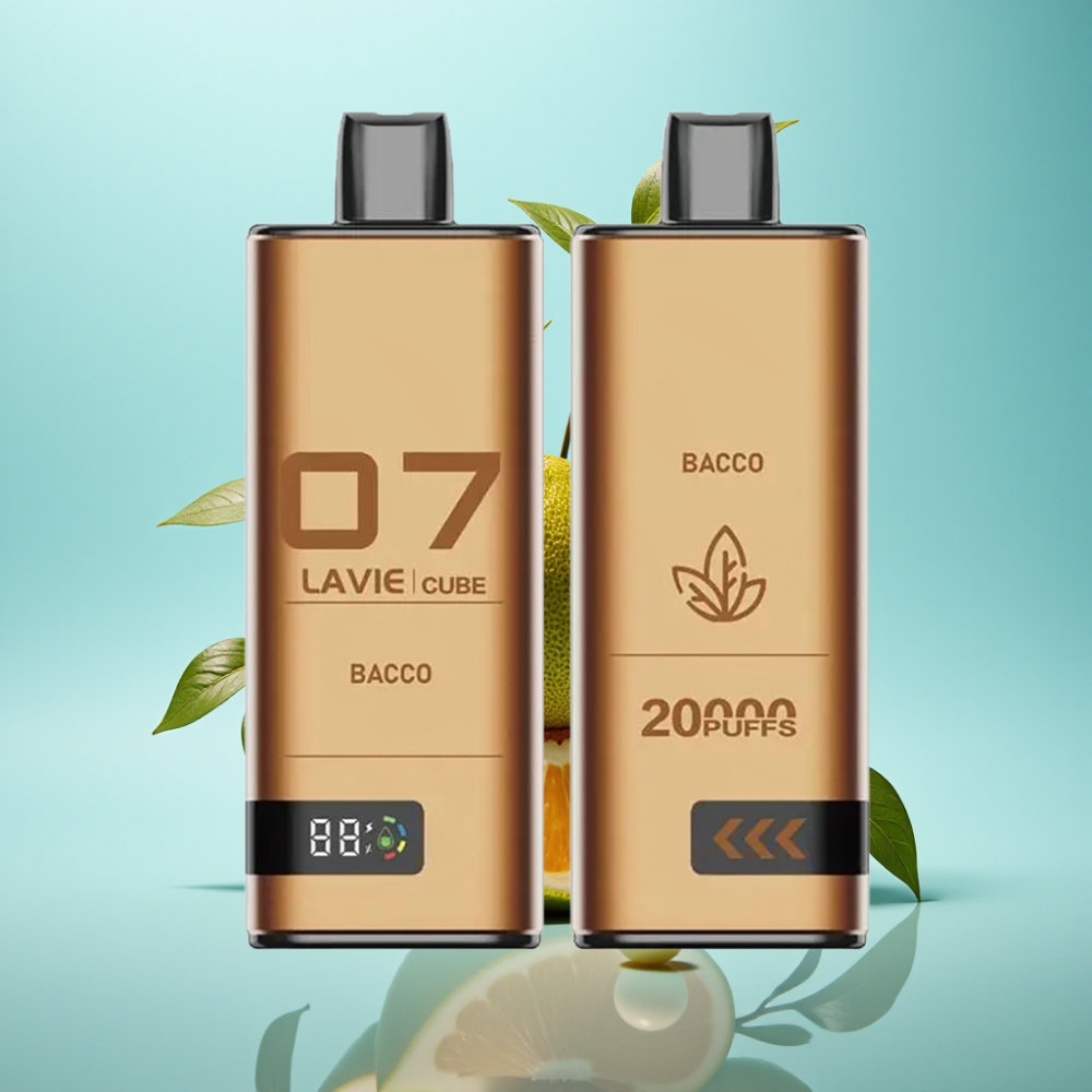 Lavie Cube 20000 Puffs Disposable Vape Bacco | 28mL 5 Salt Nic Type-C